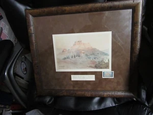 Athens at Dawn, Water Color By Baden Powell, Framed, 1963 World Jamboree - Picture 1 of 3