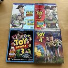 LOT (4) Toy Story, Toy Story 2, Toy Story 3, Toy Story 4 Blu-ray (DVD) NEW + LN