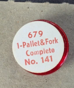 NOS Elgin Cal. 679 - Palettengabel komplett - Uhrenteil Uhrmacher 141 / 710 - Bild 1 von 1