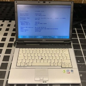 Fujitsu Lifebook Laptop S7210 14" Laptop 2.0 Ghz Intel Core 2 Duo 2GB 160GB HDD - Picture 1 of 12