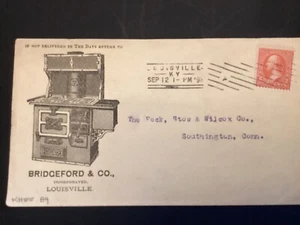 ICOLLECTZONE US Advertising Bridgeford Stove 1898 (A100) - Picture 1 of 2