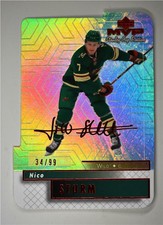 2019-20 Series 2 MVP Stanley Cup Edition Colors & Contours #123 Nico Sturm /99