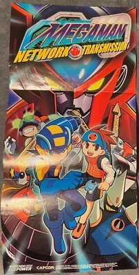 Nintendo Power 2003 Megaman Network Transmission Poster Mega Man 22.5" x 10.5" - Image 1 of 2