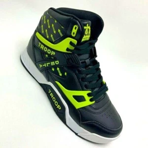 Zapatillas altas Troop Delta para hombre negras | blancas | lima nuevas con etiquetas - Imagen 1 de 11