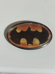 Vintage BATMAN Pin 1989 WARNERS BROS 2-3/4" MOVIE PROMO PIN NEW OLD STOCK  - Picture 1 of 4