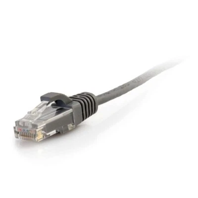 10ft (3m) Cat5e Snagless (UTP) Slim Ethernet Network Patch Cable -Gray-C2G - Image 1 of 4