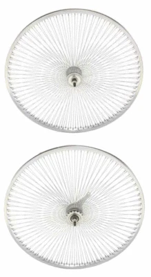 VINTAGE LOWRIDER 26" FRONT OR COASTER WHEEL DAYTON 144 SPOKE 14G 3/8 AXLE CHROME