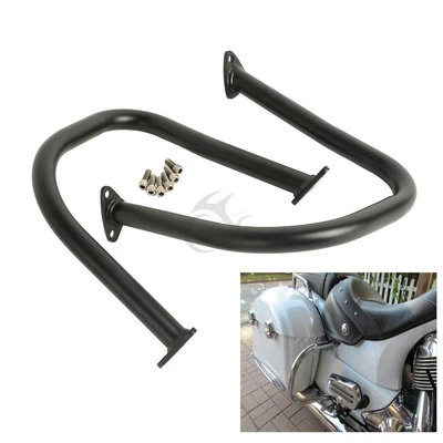 Black Rear Highway Crash Bars Guard Fit For Indian Chieftain Dark Horse 16-2025 — 第 1/4 张图片
