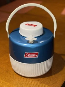 Vintage Blue Coleman 1 Gallon Water Cooler Jug - Picture 1 of 6