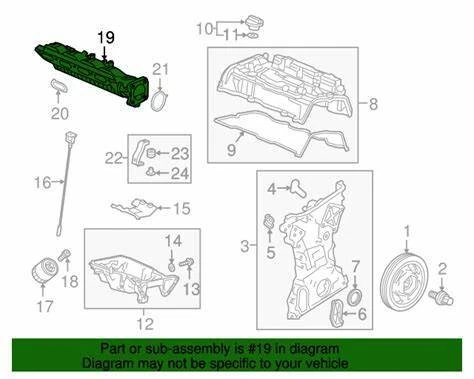 OEM Intake Manifold For 2018-2020 Honda Accord 2.0L 17100-6B2-A01 - Image 1 of 1