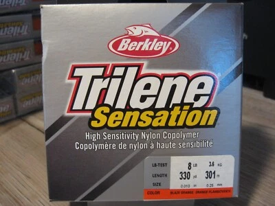 Berkley Trilene Sensation Fishing Line - 8 LB - 330 Yards - BLAZE ORANGE - Imagem 1 de 4
