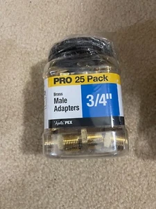 Apollo PEX #AOXMA3425JR 3/4 Zoll Messing PEX-B Widerhaken x Rohraußengewinde Adapter Pro - Bild 1 von 4