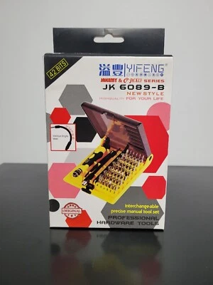 BRAND NEW INTERCHANGEABLE PRECISE MANUAL TOOL SET 45 IN 1 - Image 1 of 4