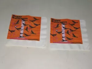 "Menge 2 Piedmont Airlines ""Happy Haloween"" Servietten Neu aus altem Lagerbestand 5"" x 5" - Bild 1 von 3