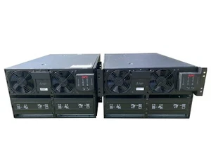 Lot 2 APC SURT8000XLT 6U On-Line Smart-UPS 8000VA 6400W 208V 8kVA  Power Backup - Picture 1 of 13