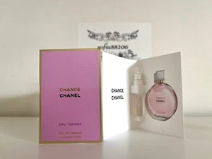2 x Chanel Chance Eau Tendre EDP Eau de Parfum Spray Sample 1.5ml / 0.05oz each - Picture 1 of 2