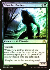FOIL Silverfur Partisan ~ Prerelease Shadows over Innistrad [ NM ] [ MTG ] - Bild 1 von 1