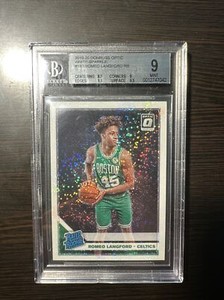 2019-20 Donruss Optic White Sparkle Romeo Langford Rookie BGS 9 Celtics #182