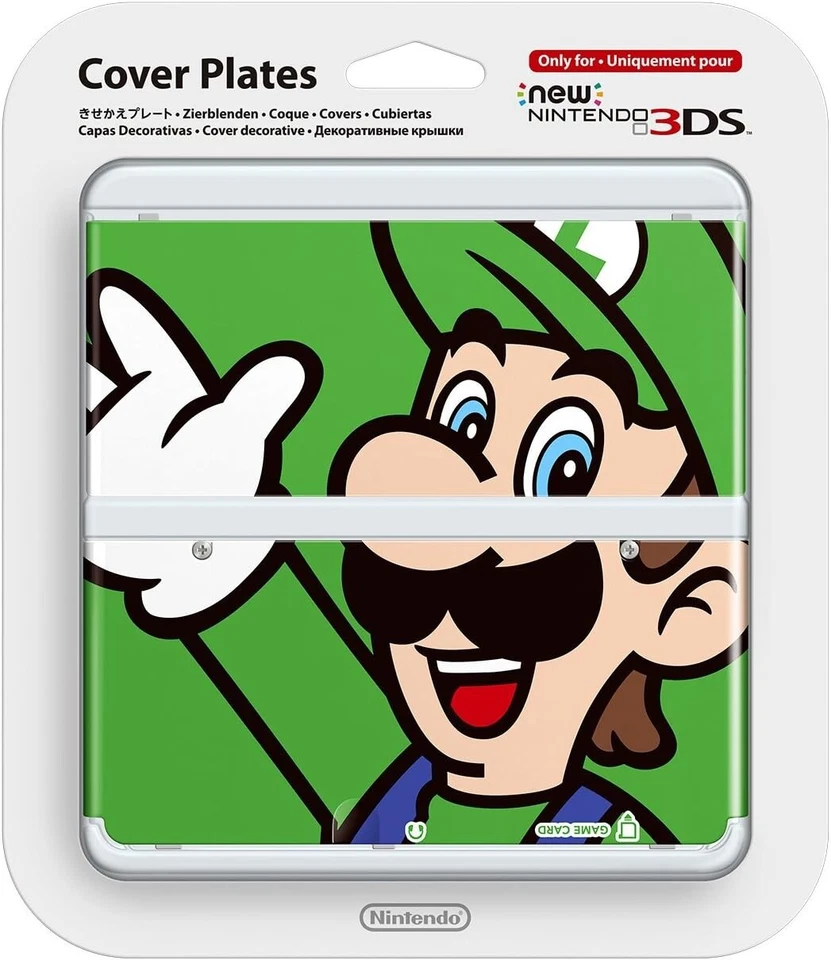 Nintendo 3ds Cover Plate 002 Luigi /