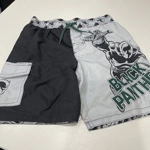 Marvel Black Panther Swim Shorts - Black Boy’s M - Picture 1 of 3