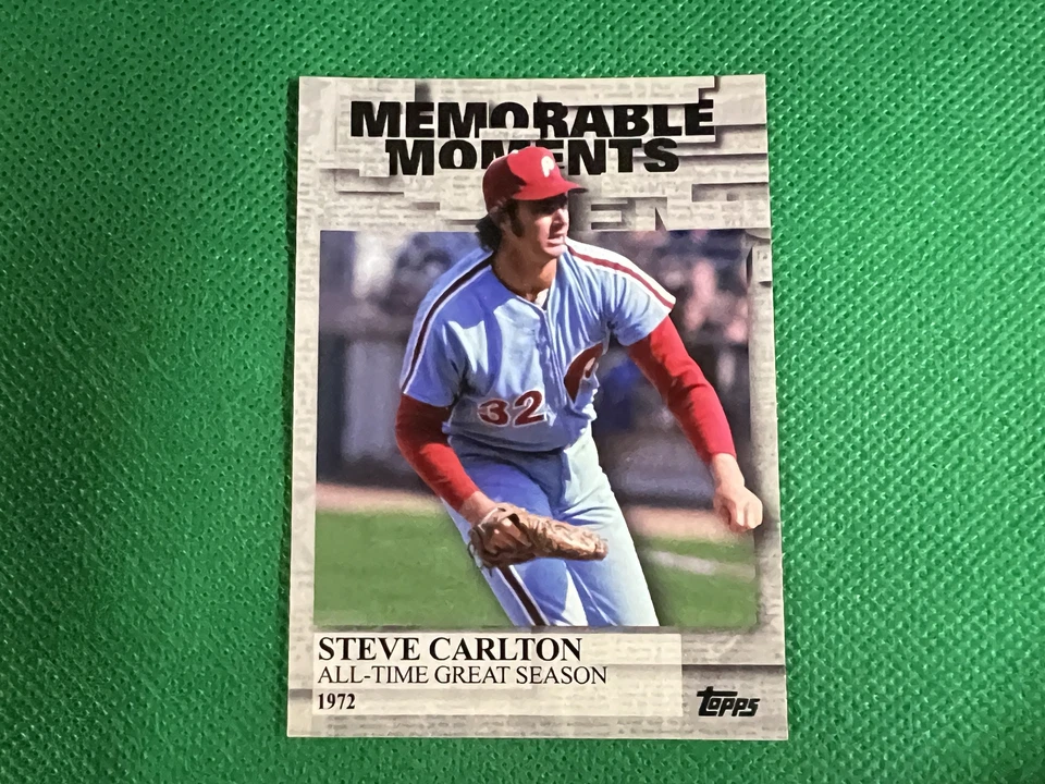 2017 Topps Memorable Moments #MM4 Steve Carlton Philadelphia Phillies - Image 1 of 1