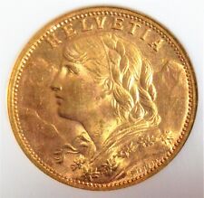 Switzerland Confederation gold 20 Francs 1935-LB MS65 NGC, Bern mint.