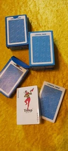 Vintage PAN AM Playing Cards Blue diagonal design Deck Collection Mad Happenings - Picture 1 of 1