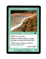 1x FOIL Wall of Hope EX Legions Mtg Magic EDH 1x x1