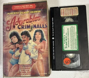 ADORABLES CRIMINALES (1987) Mexploitation Mexican *SoV* SEXY Comedy ~Madera VHS~ - Picture 1 of 2