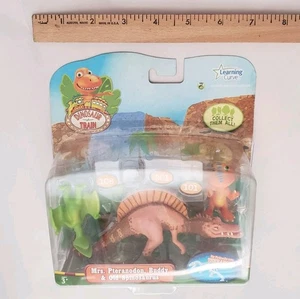 Dinosaur Train Figures 3 Pack Mrs Pteranodon Buddy Old Spinosaurus Jim Henson - Picture 1 of 3
