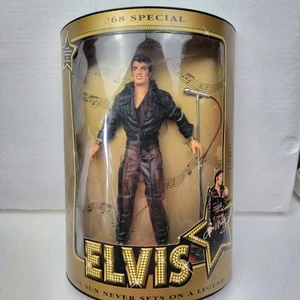 Vintage 1993 Hasbro Elvis Presley '68 Special Doll in New In Box 12" Sammlerstück - Bild 1 von 10