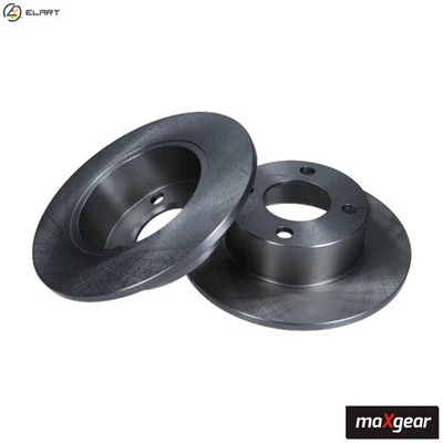 2x BRAKE DISC 19-0685 FOR AUDI CABRIOLET/B3 100/C3/C2 90/B2 80/B4 COUPEDE 2.0L - Image 1 of 4