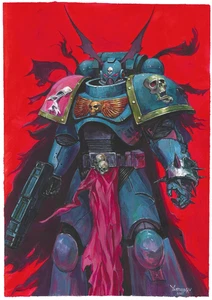 original painting 30 x 40 cm 93JO artwork oil paints Warhammer 40000 - Picture 1 of 4