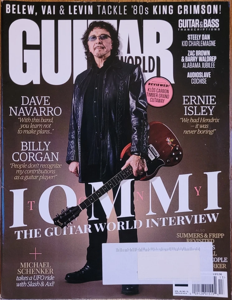 Guitar World Magazine Special Holiday 2024 issue Tony Iommi Black Sabbath Foto 1 de 1