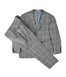 Hickey Freeman Milburn II Wool Cashmere 2Vent 2BTN Flat Front Suit 44 R MADE USA - Bild 1 von 10