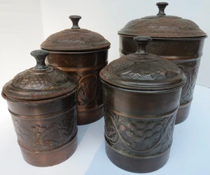 ODI 11 Set of 4 Canister Set for Decoration Purposes Only - Picture 1 of 19