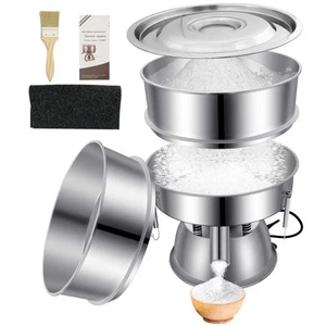 Automatic Powder Sifter Machine 10 Mesh 60 Mesh Automatic Sieve Shaker Vibrat... - Picture 1 of 8