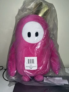 Fall Guys Plush Ultimate Knockout Original Med Pink Stuffed Animal Moose Toys - Picture 1 of 1