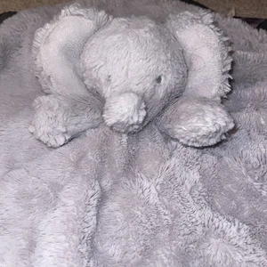 Koala Baby Elephant Lovey Security Blanket Rattle Gray 14x14 in - Picture 1 of 6