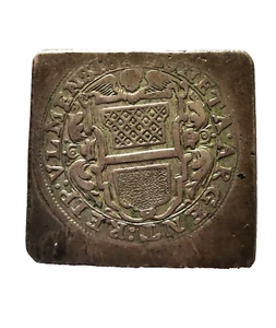 1704 German States City of ULM Gulden (1/4 Thaler Silver Klippe) Siege coinage - Picture 1 of 5