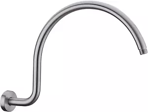 17 Inch Shower Arm with Flange Solid Stainless Steel Shower Head Extension Arm - Picture 1 of 7