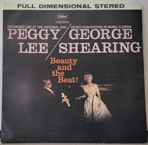 PEGGY LEE / GEORGE SHEARING - BEAUTY AND THE BEAT! 1983 CAPITOL ST1219 FRANCE LP - Picture 1 of 3