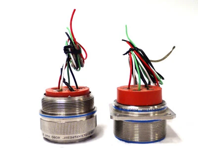 5 PIN CIRCULAR CONNECTORS JMS3456KS32-63P & JMS3452KS32-63S MIL SPEC AIRCRAFT - Image 1 of 4