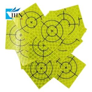 100pcs 60/20/30/40/50 /80/100mm Green Reflector Sheet For Total Station Survey  - Picture 1 of 19