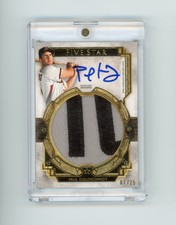 2018 Topps Five Star Paul Goldschmidt Jumbo 2 Color Relic Patch Auto /25 Dbacks