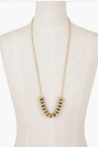 $59.50  Talbots gold tone disk   necklace JST15 - Picture 1 of 4