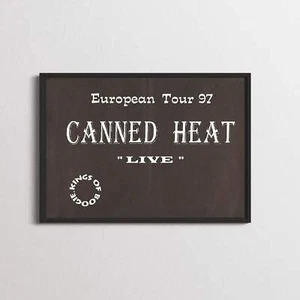 Affiche Vintage Originale - Canned Heat - "Kings Of Boogie European Tour" - 1997 - Picture 1 of 3