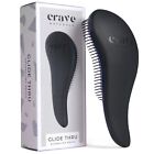 Crave Naturals Glide Thru Detangler Brush For Adults & Kids Hair, Detangling...