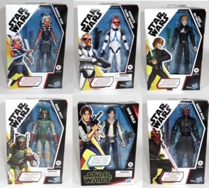 U PICK - Star Wars GALAXY OF ADVENTURES Luke Darth Boba Ahsoka - MIB Figures - Picture 1 of 13