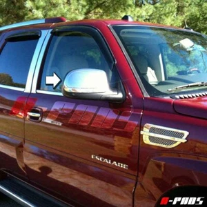 FOR CADILLAC ESCALADE, SUBURBAN, AVALANCHE 2002~03 04 05 06 CHROME MIRROR Cover - Picture 1 of 4